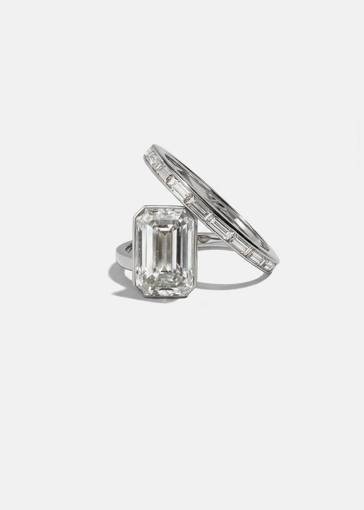 Moval Swirl Semi Pave Engagement Ring – 2.5 CT Lab Grown Diamond
