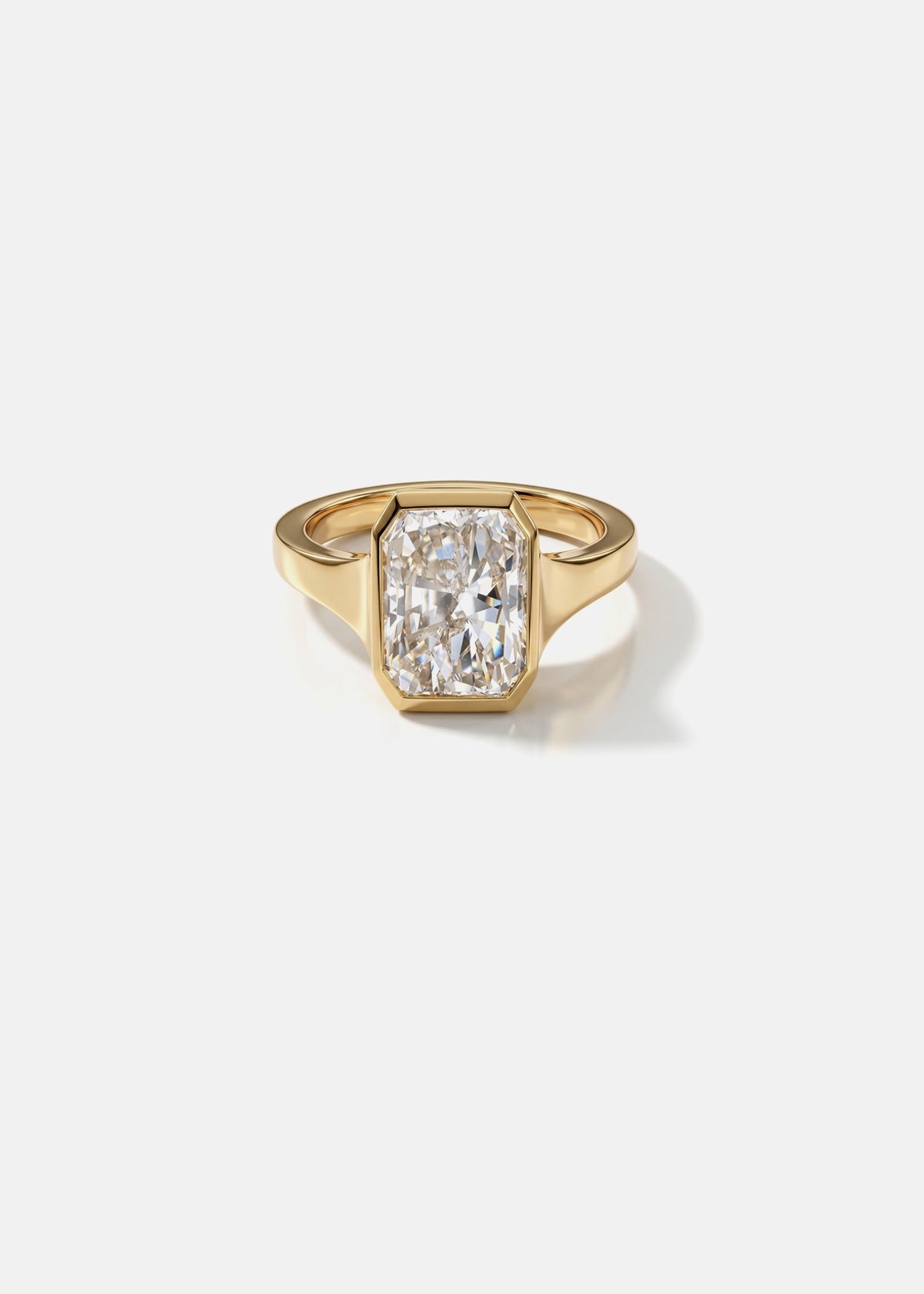 Moval Swirl Semi Pave Engagement Ring – 2.5 CT Lab Grown Diamond