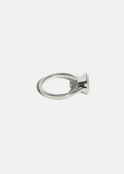 Moval Swirl Semi Pave Engagement Ring – 2.5 CT Lab Grown Diamond