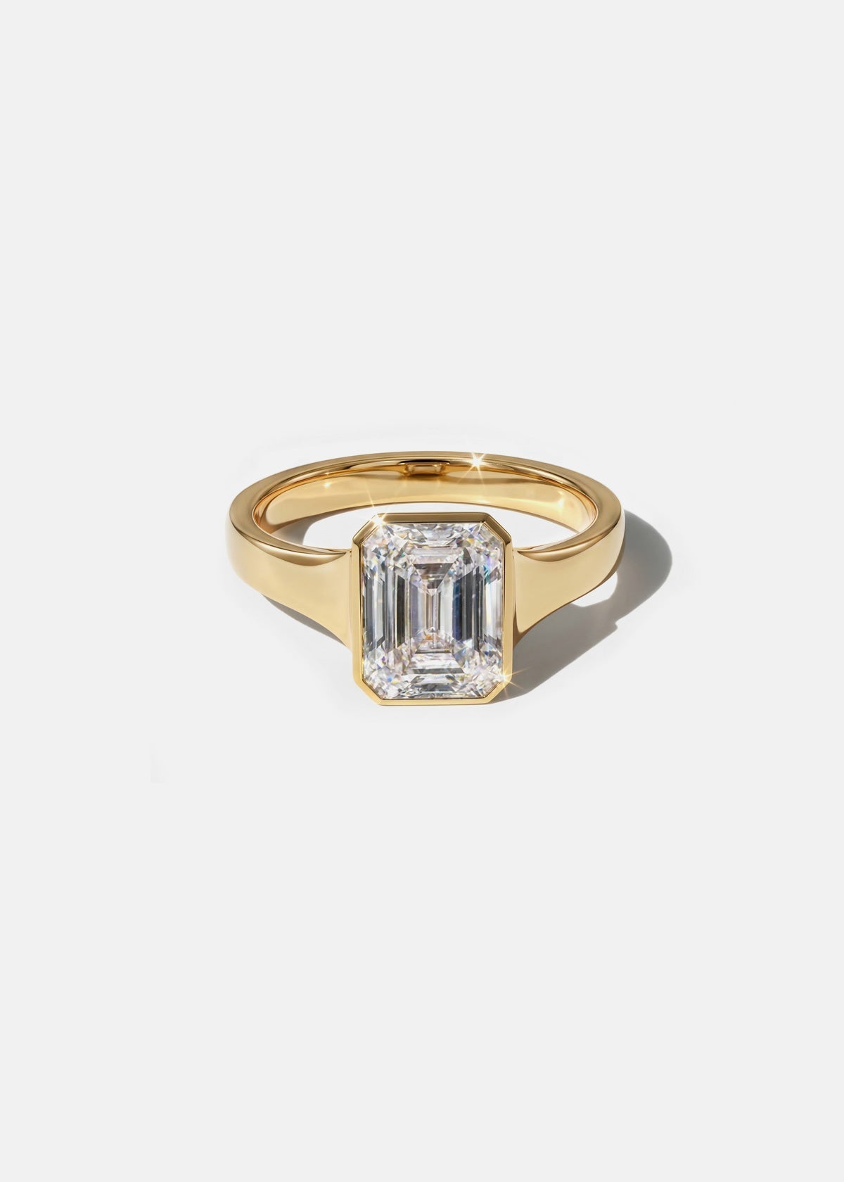Moval Swirl Semi Pave Engagement Ring – 2.5 CT Lab Grown Diamond