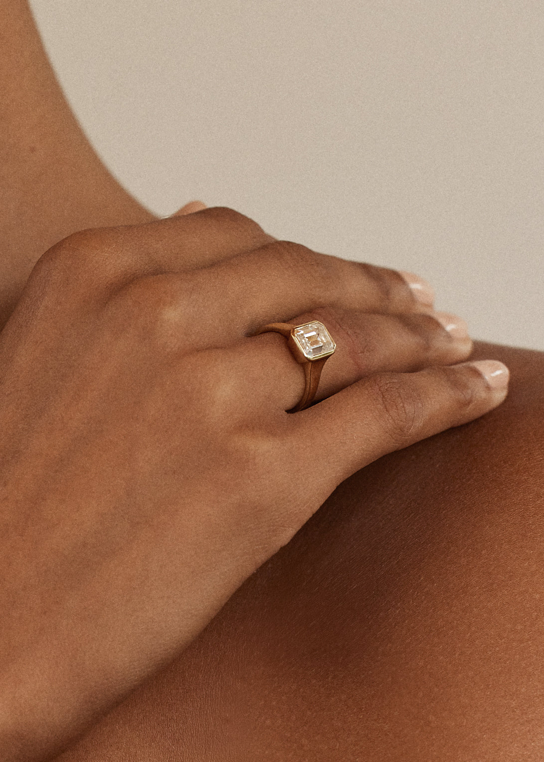 Moval Swirl Semi Pave Engagement Ring – 2.5 CT Lab Grown Diamond