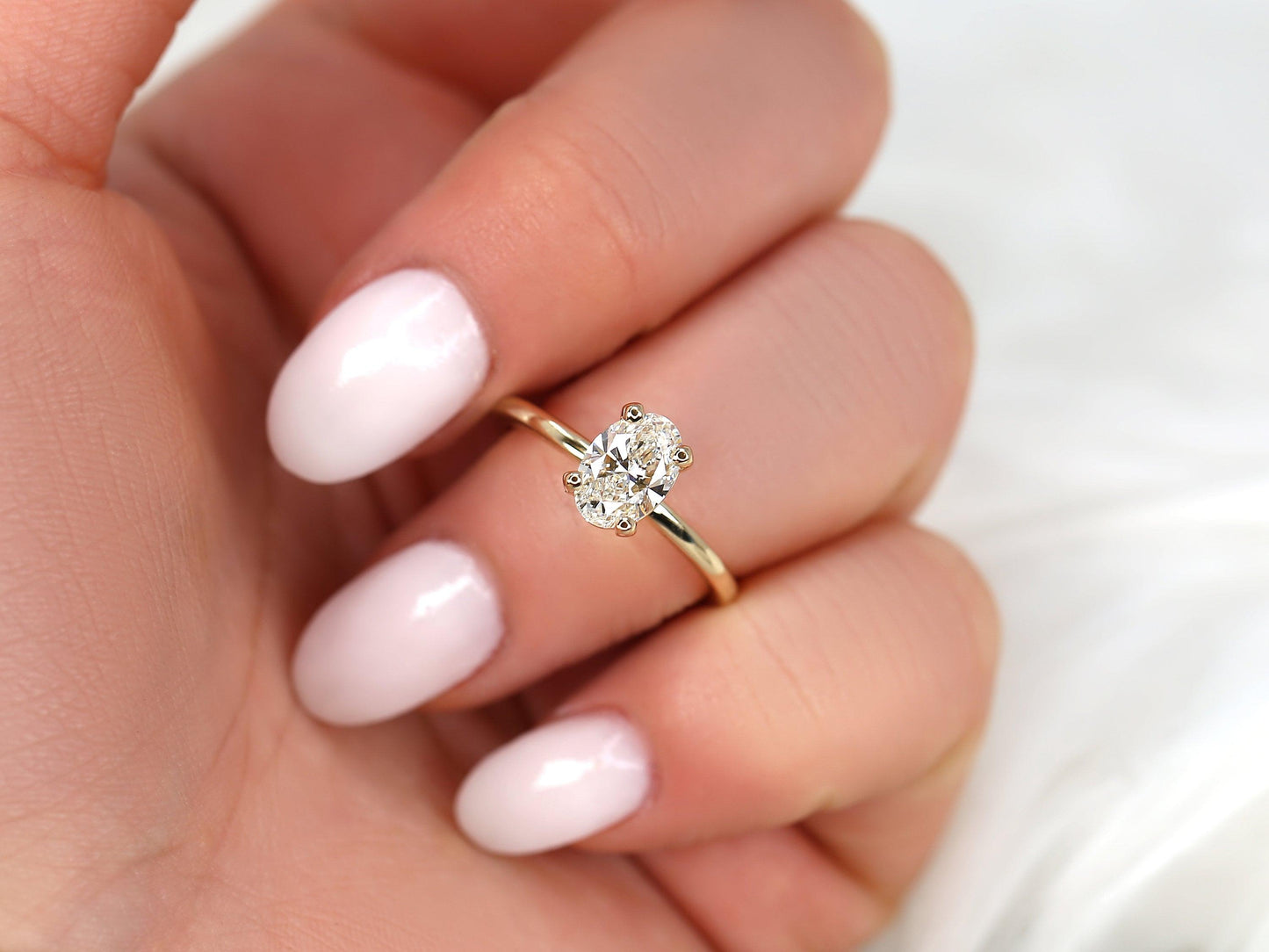 2 CT Emerald Pave Moissanite Engagement Ring