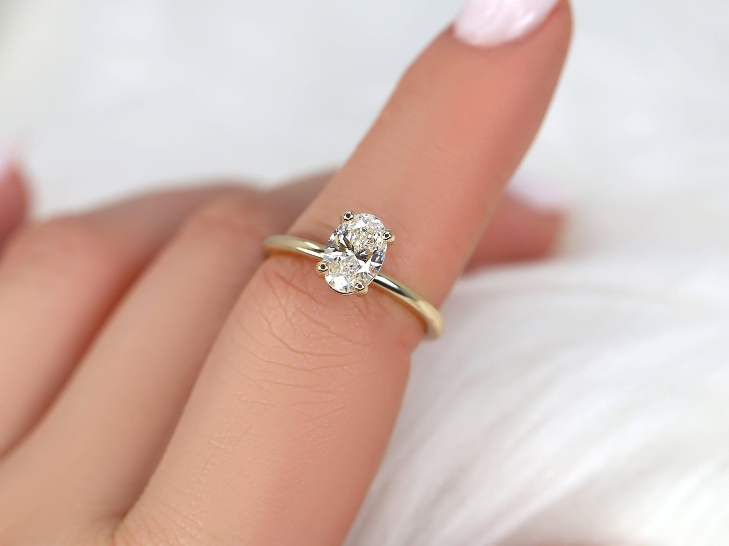 2 CT Emerald Pave Moissanite Engagement Ring