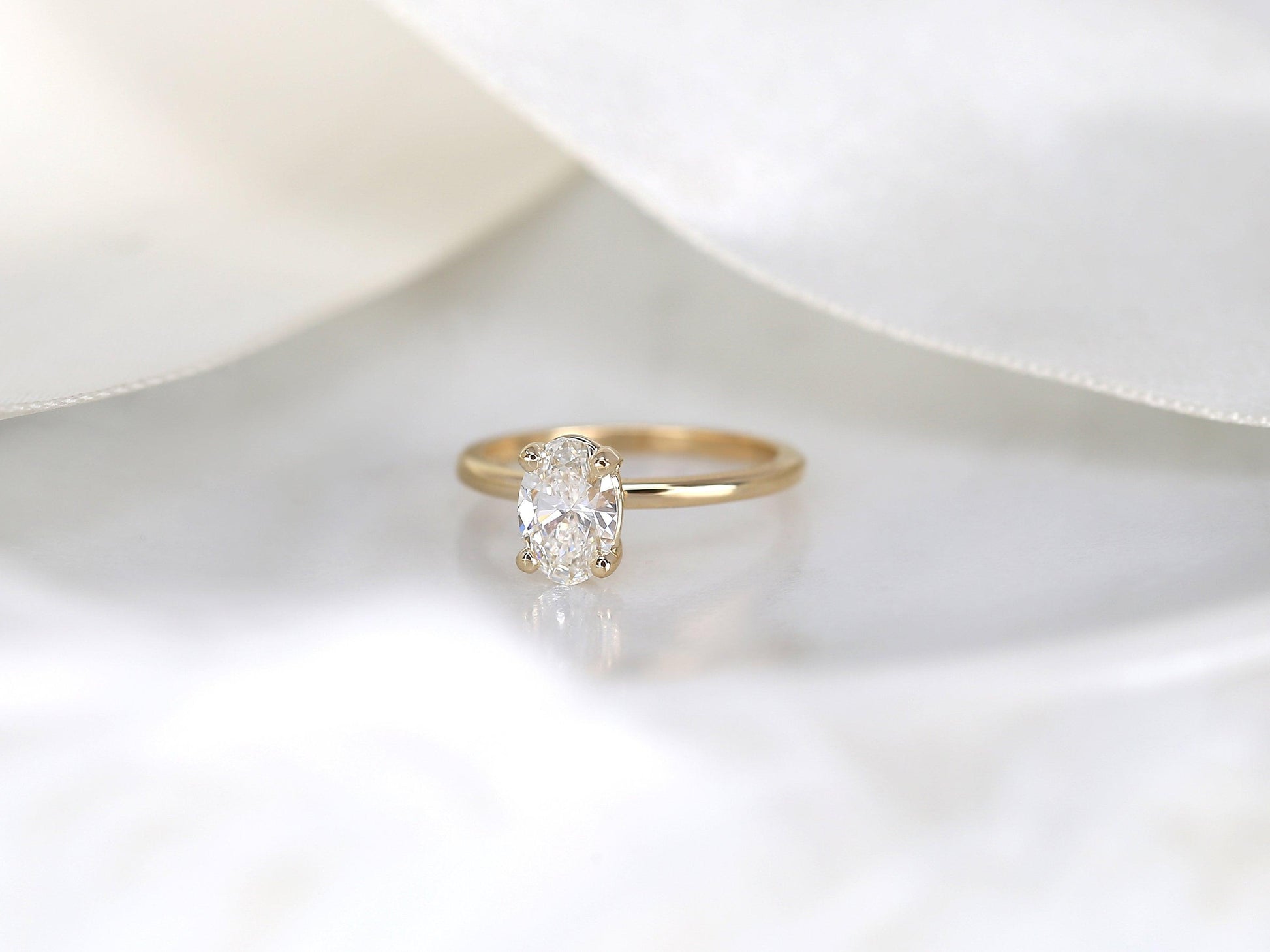 2 CT Emerald Pave Moissanite Engagement Ring