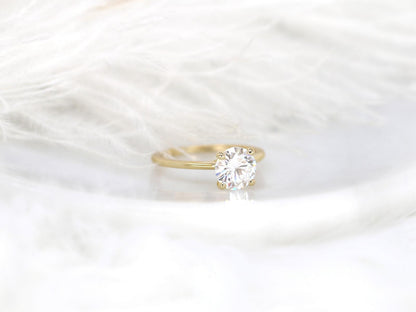 2 CT Emerald Pave Moissanite Engagement Ring