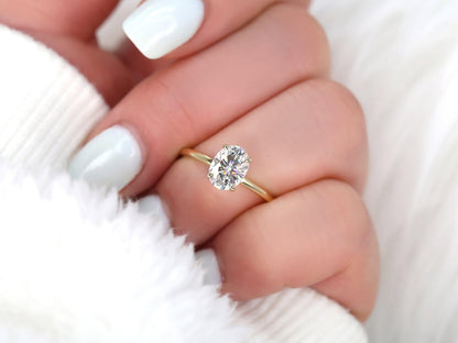 2 CT Emerald Pave Moissanite Engagement Ring