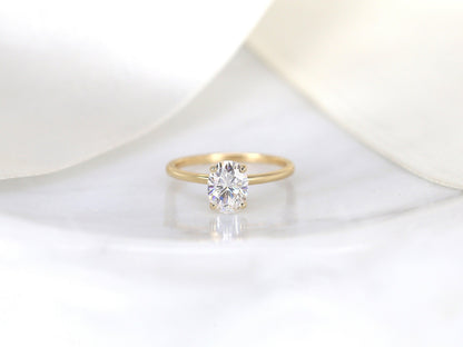 2 CT Emerald Pave Moissanite Engagement Ring