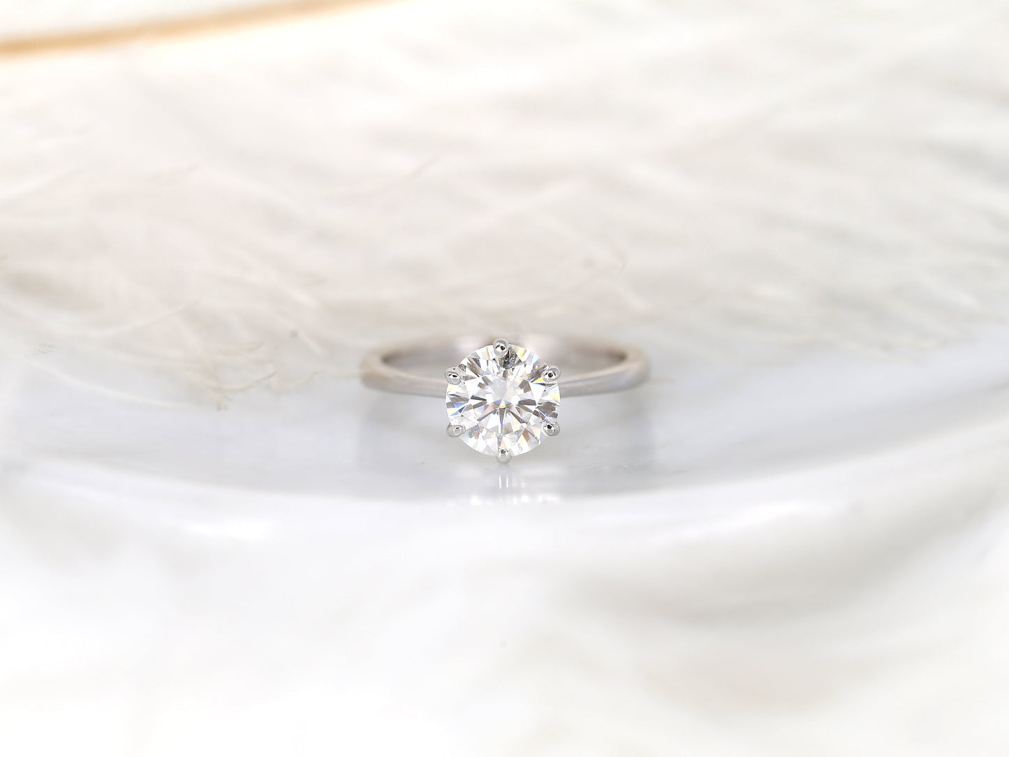 2 CT Emerald Pave Moissanite Engagement Ring