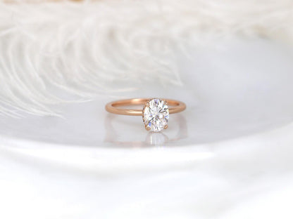 2 CT Emerald Pave Moissanite Engagement Ring