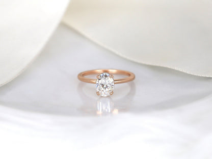 2 CT Emerald Pave Moissanite Engagement Ring