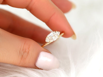 2 CT Emerald Pave Moissanite Engagement Ring