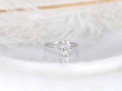 2 CT Emerald Pave Moissanite Engagement Ring