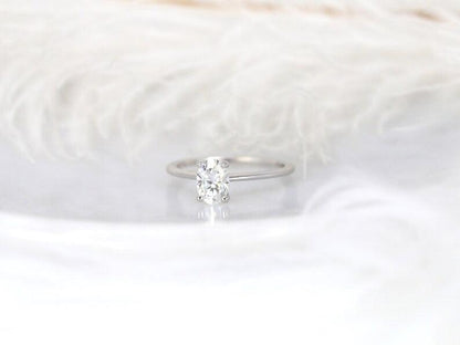 2 CT Emerald Pave Moissanite Engagement Ring