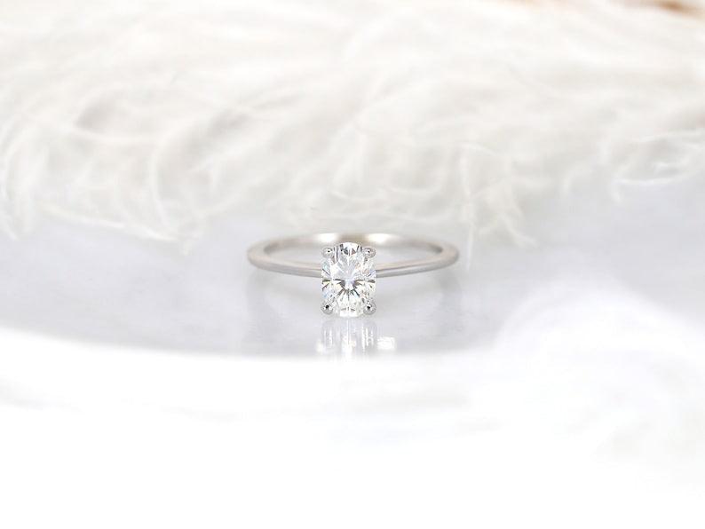 2 CT Emerald Pave Moissanite Engagement Ring