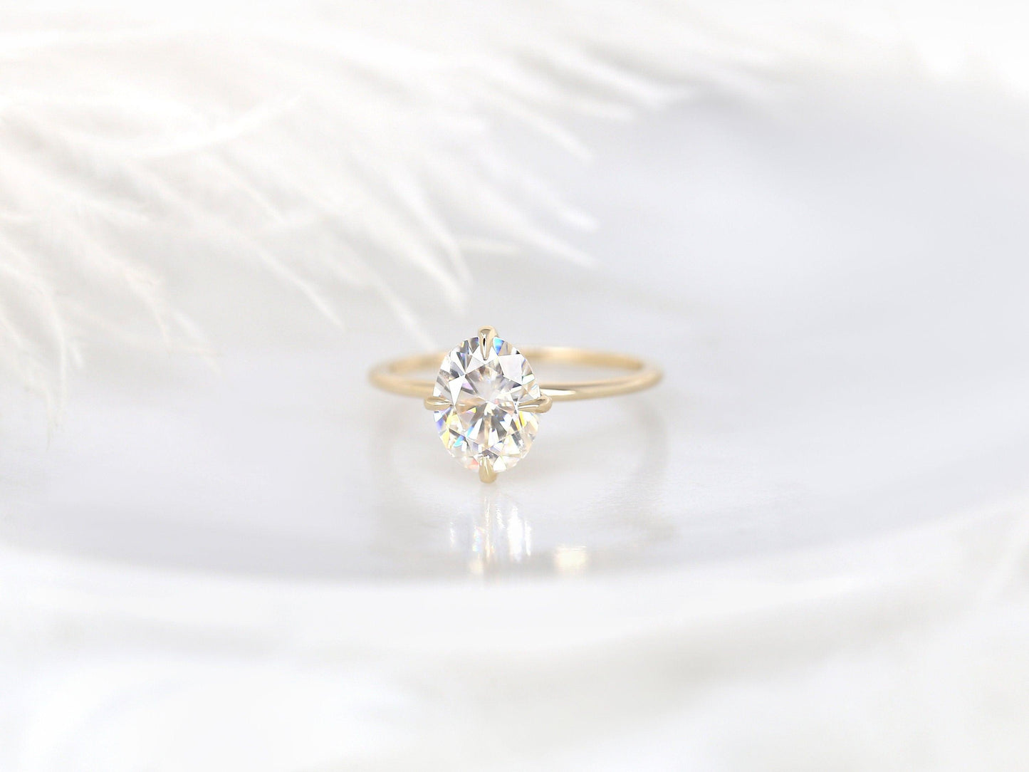 2 CT Emerald Pave Moissanite Engagement Ring