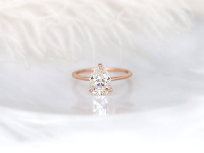 2 CT Emerald Pave Moissanite Engagement Ring