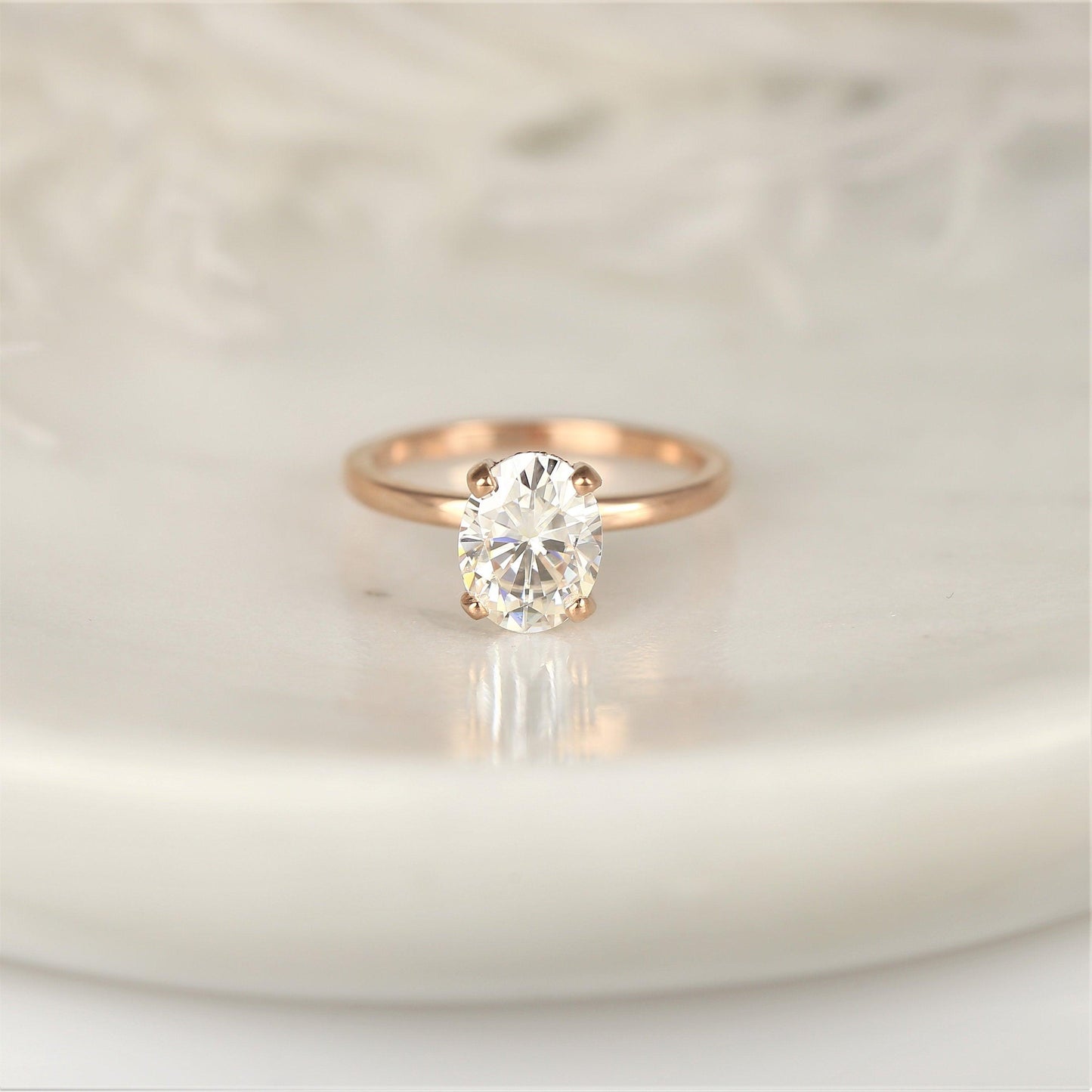 2 CT Emerald Pave Moissanite Engagement Ring
