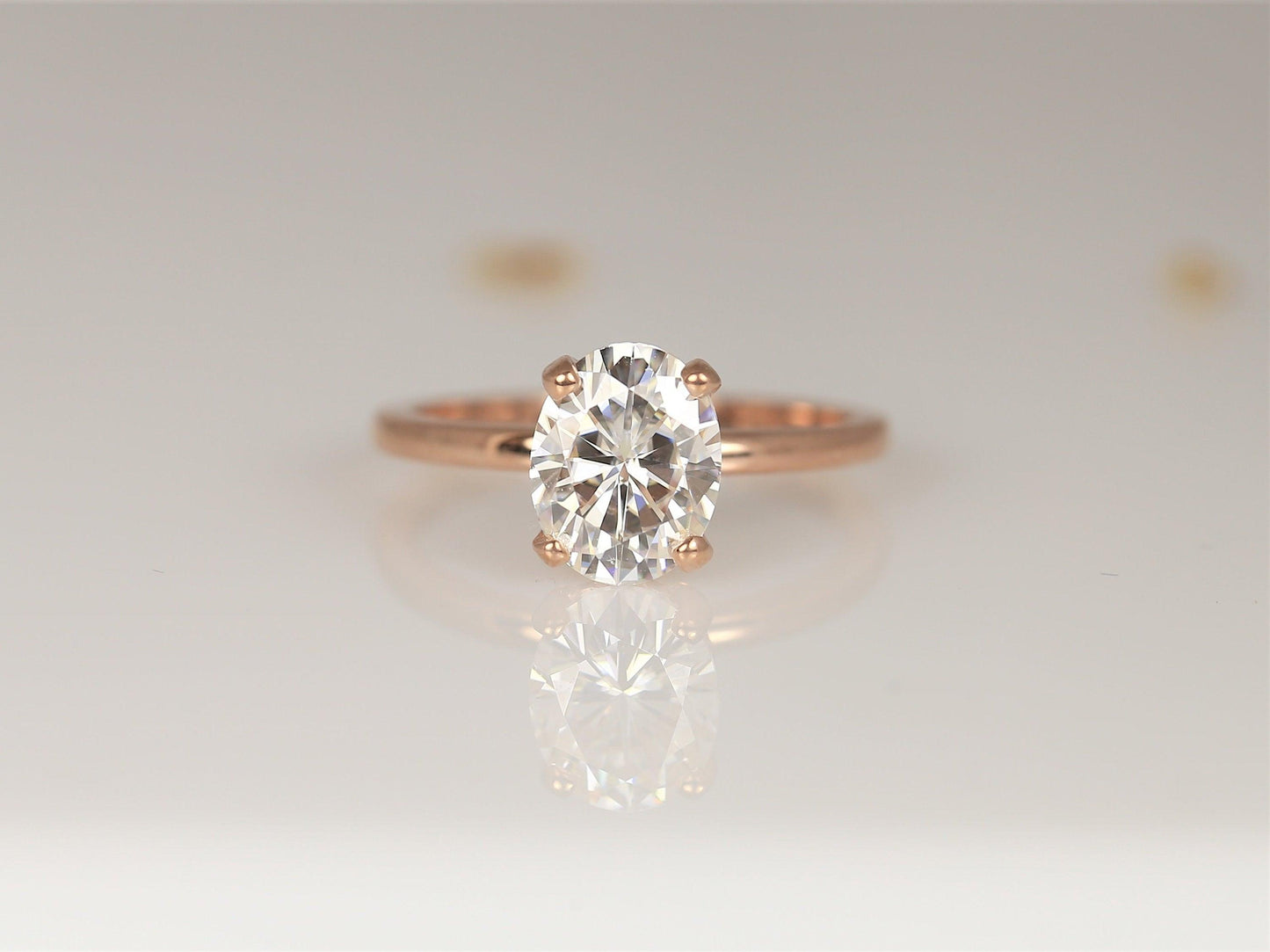 2 CT Emerald Pave Moissanite Engagement Ring