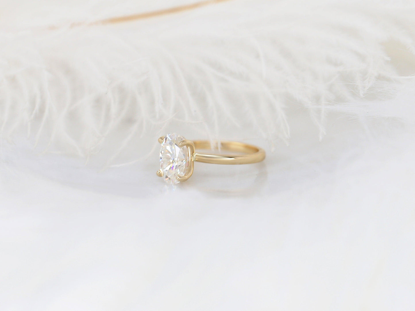 2 CT Emerald Pave Moissanite Engagement Ring