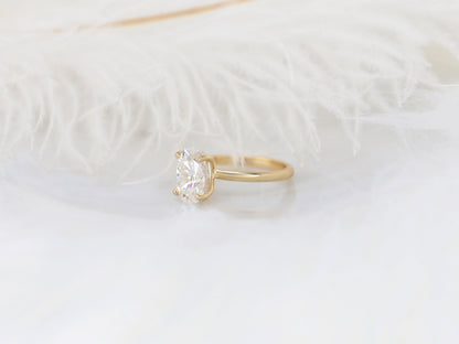 2 CT Emerald Pave Moissanite Engagement Ring