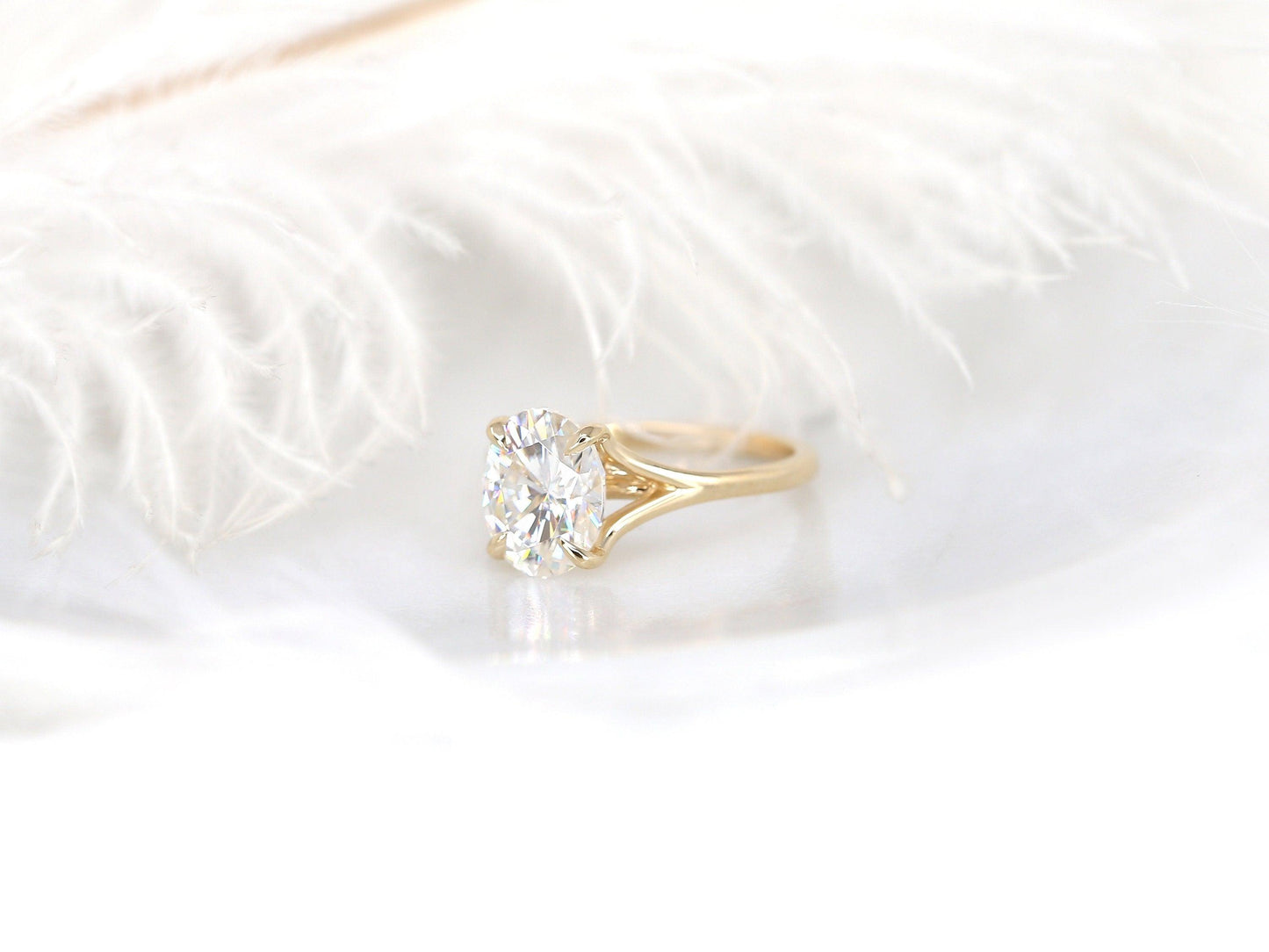 2 CT Emerald Pave Moissanite Engagement Ring