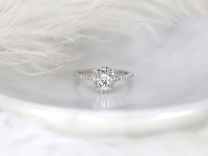 2 CT Emerald Pave Moissanite Engagement Ring