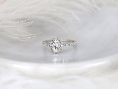2 CT Emerald Pave Moissanite Engagement Ring