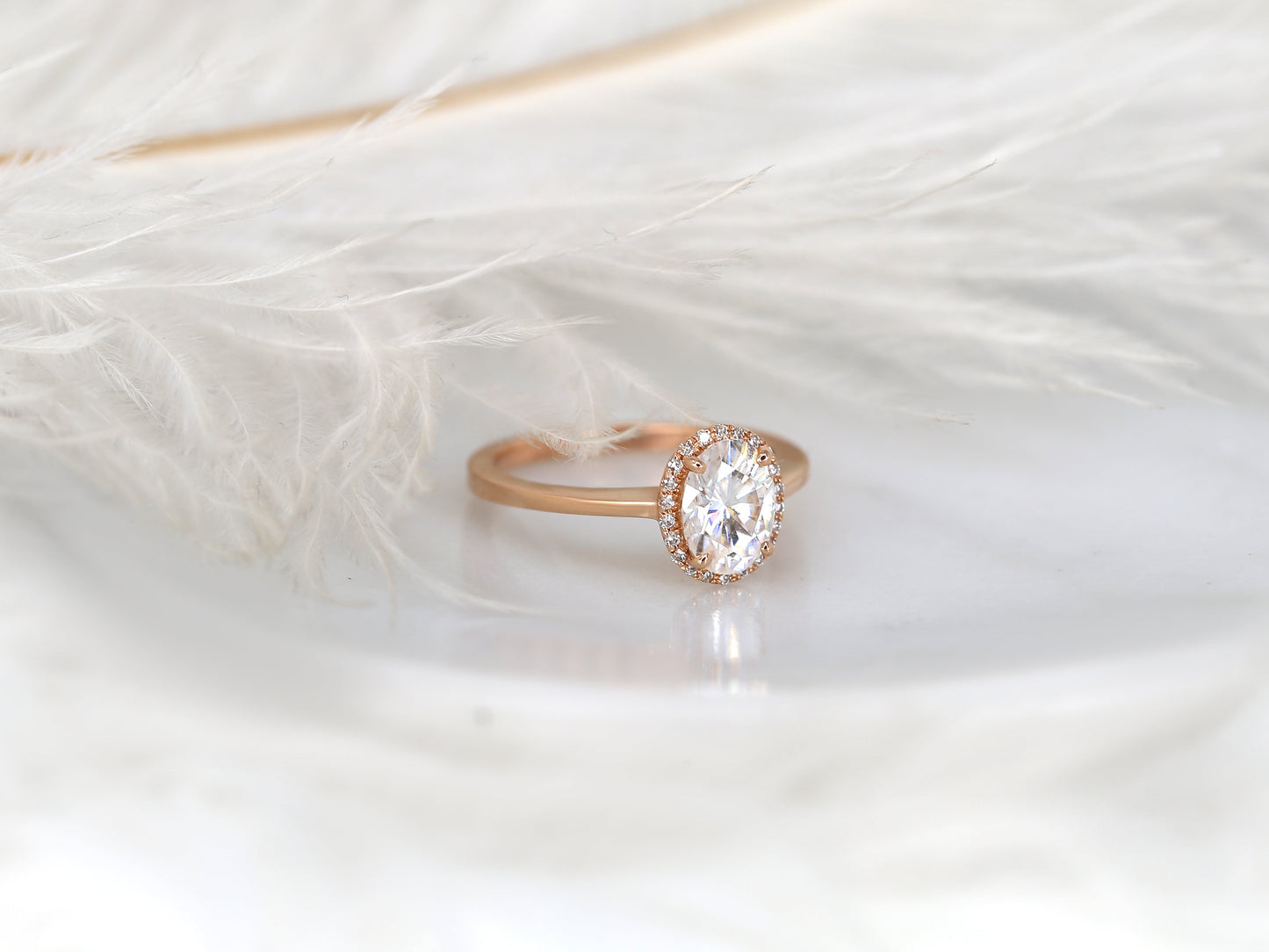 2 CT Emerald Pave Moissanite Engagement Ring