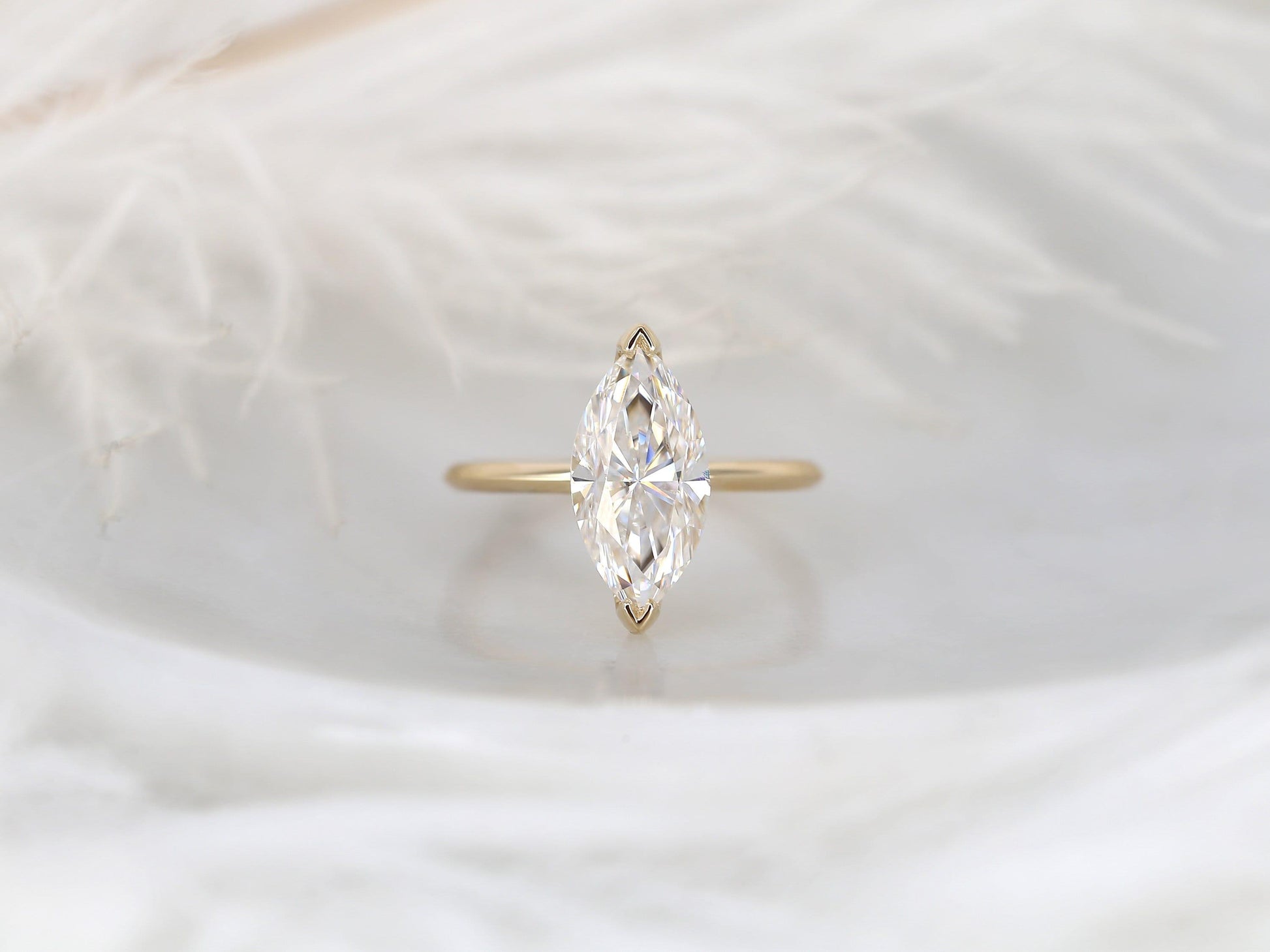 2 CT Emerald Pave Moissanite Engagement Ring