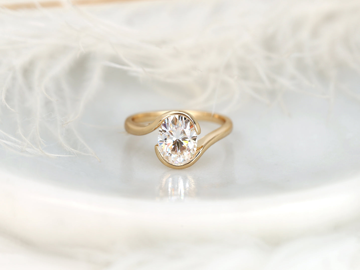 2 CT Emerald Pave Moissanite Engagement Ring