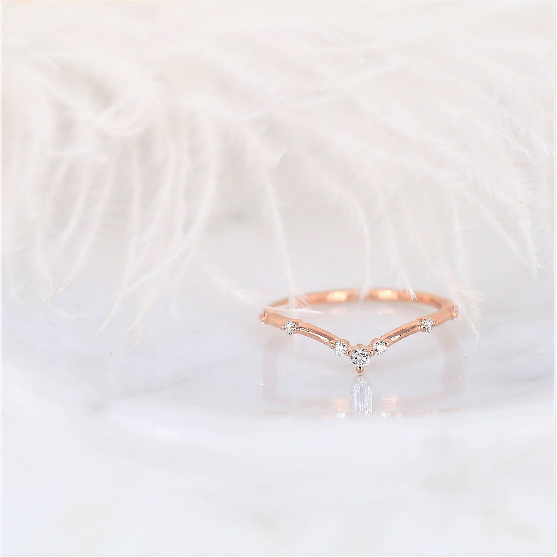 3.0 CT Elongated Cushion Solitaire Moissanite Diamond Bridal Ring Set