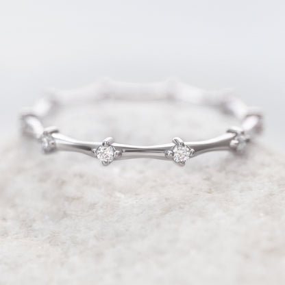 0.37 CT Round Full Eternity Lab Grown Diamond Wedding Band