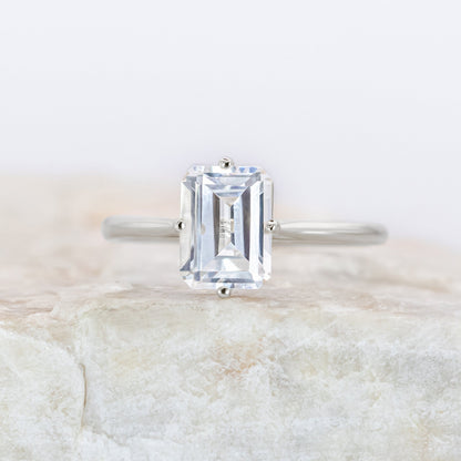 2 CT Round Three Stones Lab Grown Diamond Engagement Ring