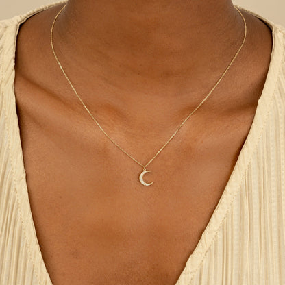 1.0 CT Round Bezel Solitaire Lab Grown Diamond Necklace