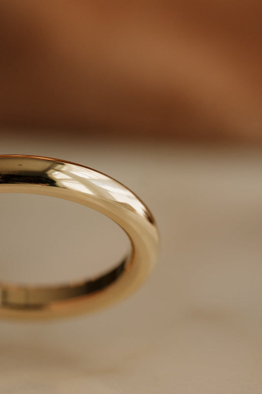 0.13 TCW Round Twisted Moissanite Wedding Band