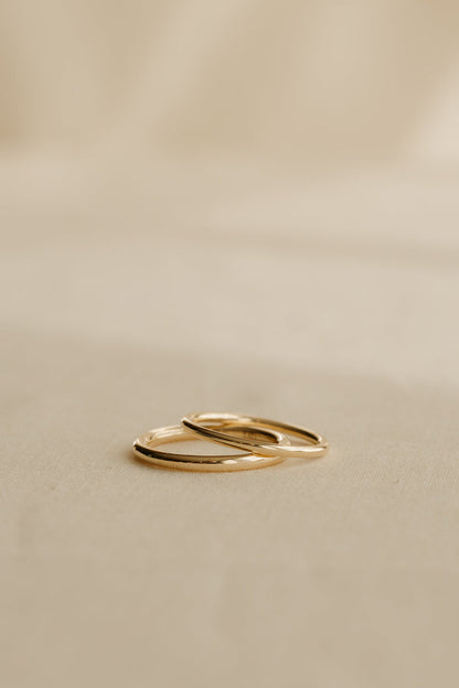0.13 TCW Round Twisted Moissanite Wedding Band