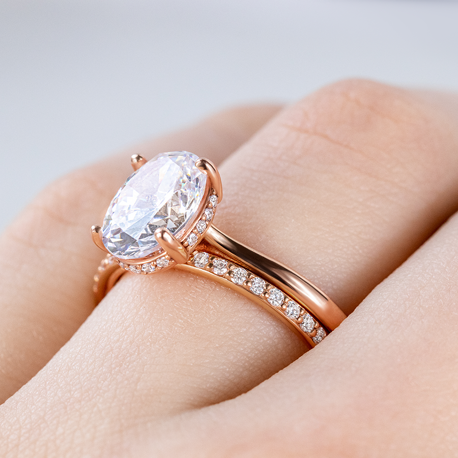 0.37 CT Round Full Eternity Lab Grown Diamond Wedding Band