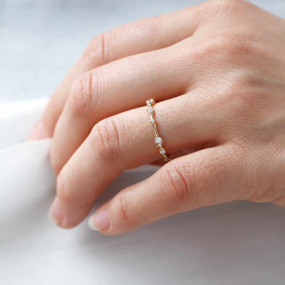 0.37 CT Round Full Eternity Lab Grown Diamond Wedding Band