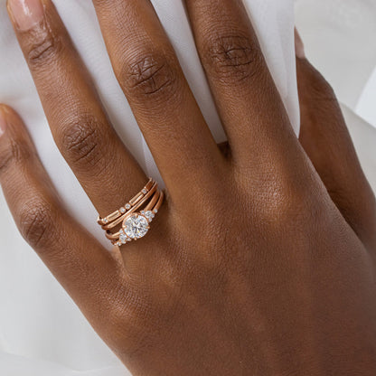 0.37 CT Round Full Eternity Lab Grown Diamond Wedding Band