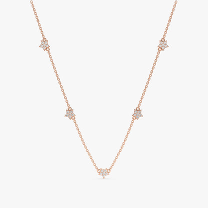 1.0 CT Round Bezel Solitaire Lab Grown Diamond Necklace