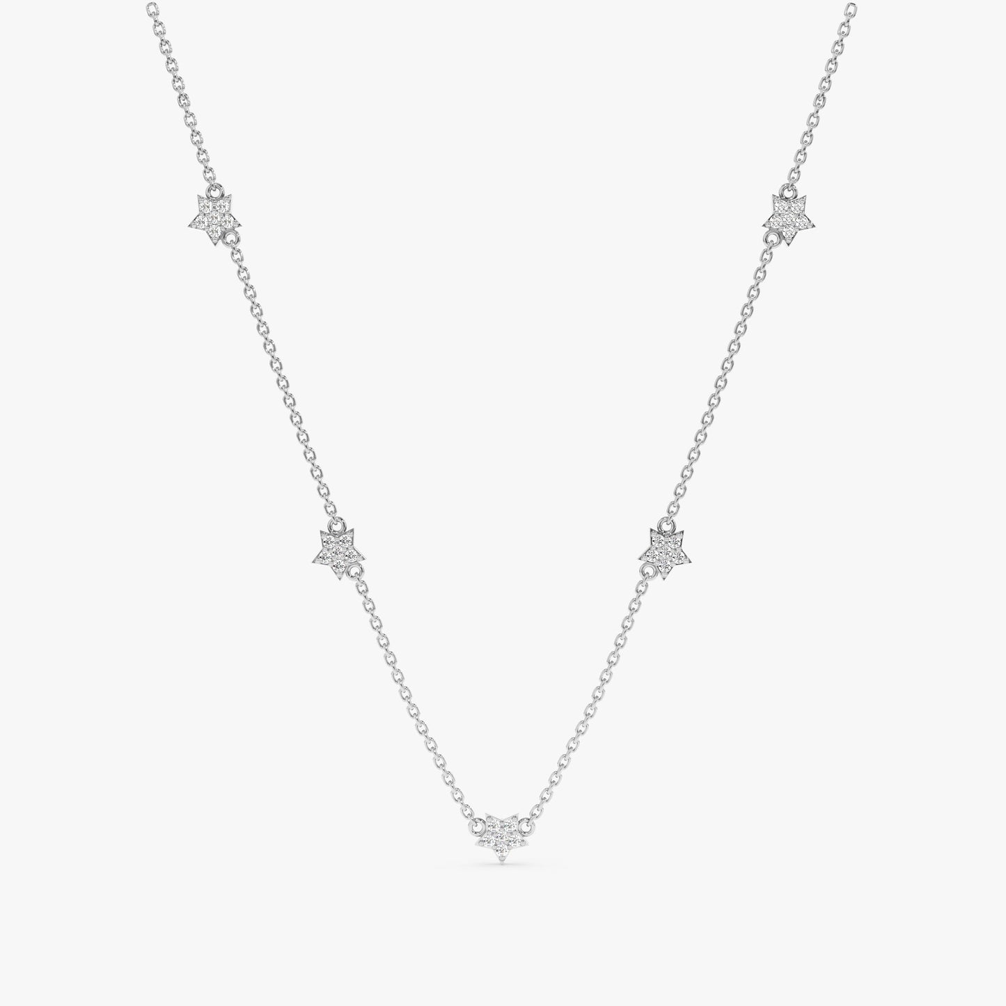 1.0 CT Round Bezel Solitaire Lab Grown Diamond Necklace
