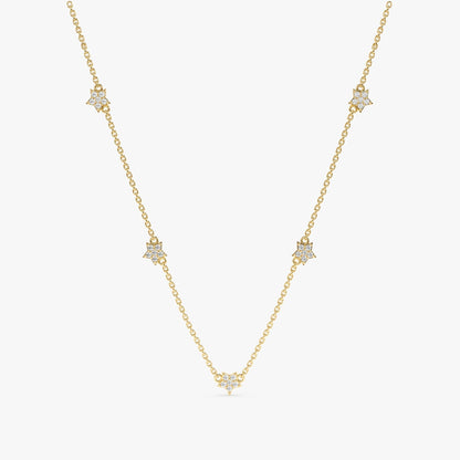 1.0 CT Round Bezel Solitaire Lab Grown Diamond Necklace