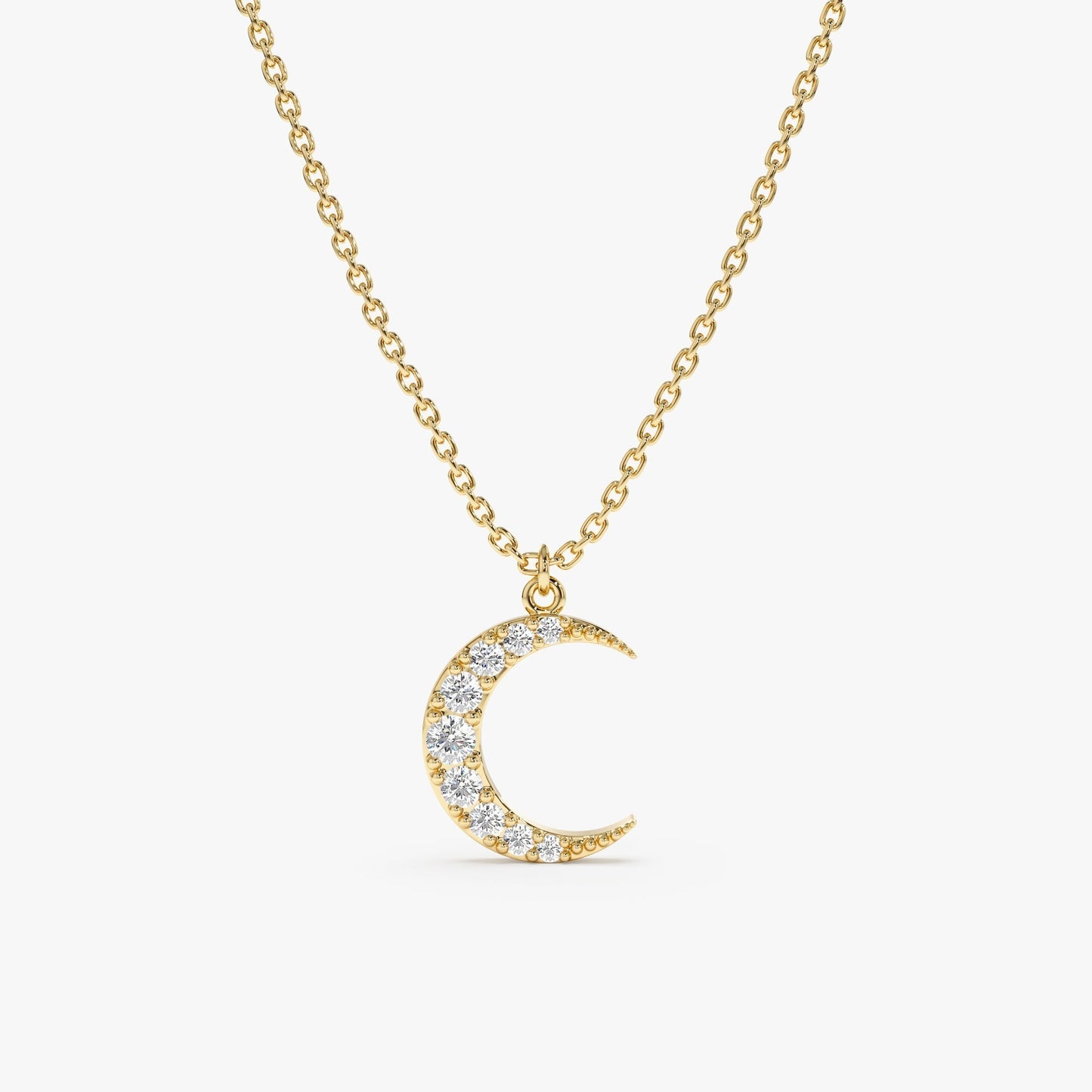 1.0 CT Round Bezel Solitaire Lab Grown Diamond Necklace