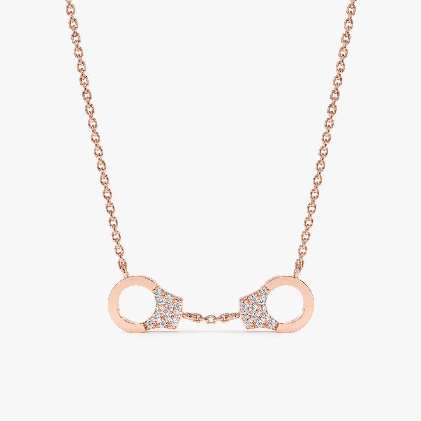 1.0 CT Round Bezel Solitaire Lab Grown Diamond Necklace