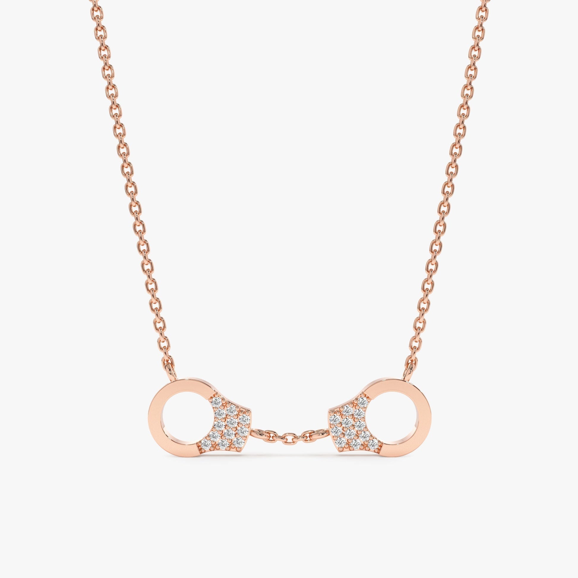 1.0 CT Round Bezel Solitaire Lab Grown Diamond Necklace