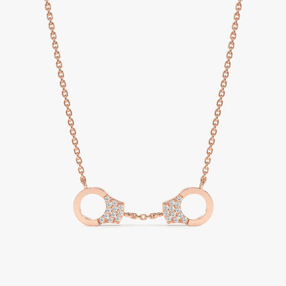 1.0 CT Round Bezel Solitaire Lab Grown Diamond Necklace