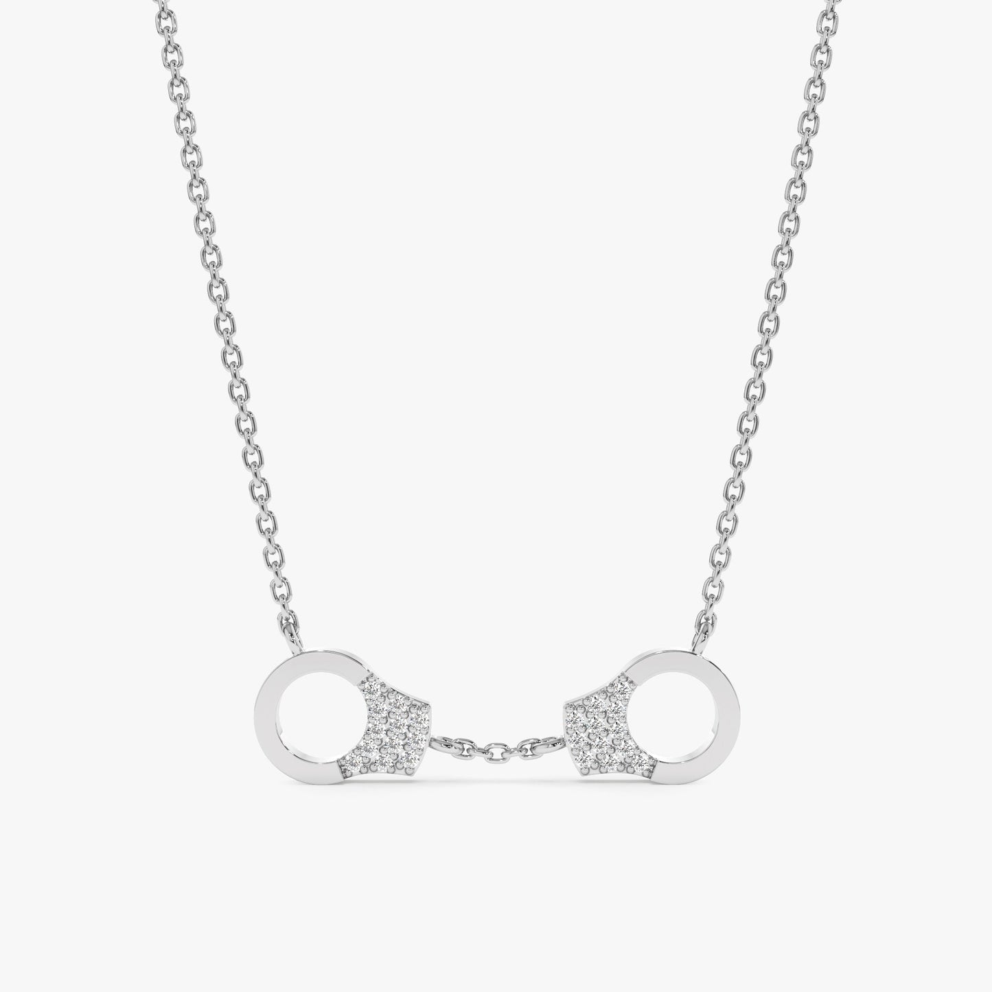 1.0 CT Round Bezel Solitaire Lab Grown Diamond Necklace
