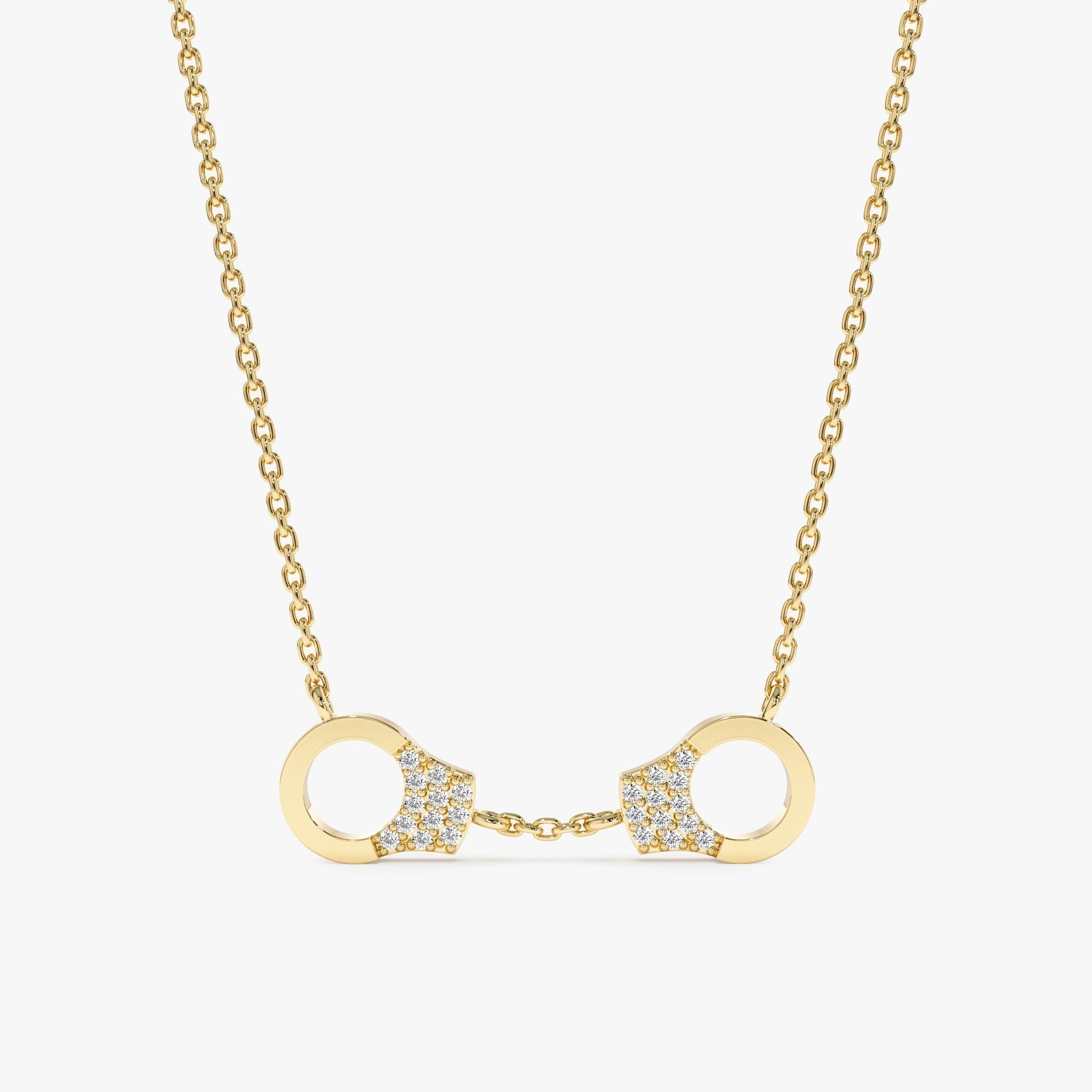 1.0 CT Round Bezel Solitaire Lab Grown Diamond Necklace
