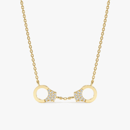 1.0 CT Round Bezel Solitaire Lab Grown Diamond Necklace