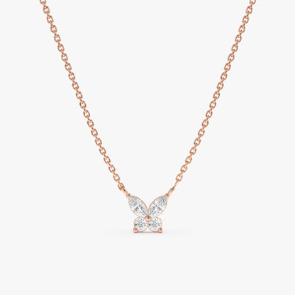 1.0 CT Round Bezel Solitaire Lab Grown Diamond Necklace